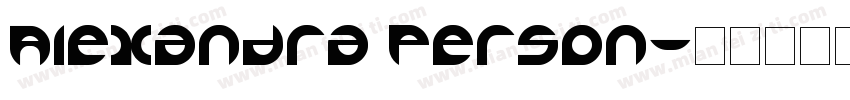 Alexandra Person字体转换